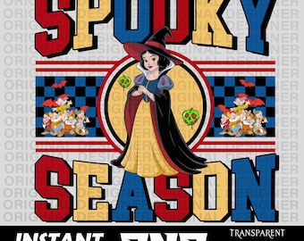 snow white Halloween png download, witch snow white clipart, spooky season Png, Halloween snow white sublimation, snow white Halloween witch