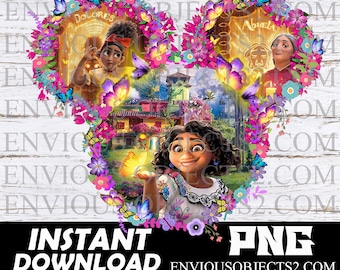 Encanto png, Encanto Mirabel png, Encanto cricut, cut file, Encanto Mirabel sublimation, Encanto Isabela Luisa Dolores, Encanto clipart png
