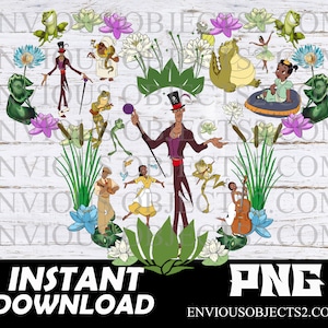Princess Tiana Dr Facilier png, Princess Tiana png, The Princess and the Frog Dr Facilier Cricut, The Princess and the Frog sublimation