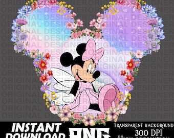 minnie mouse png, minnie printable, minnie mouse birthday party, cut file, Cricut, minnie sublimation, minnie clipart png, minnie pastel