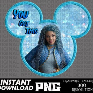descendants red chloe, descendants red chloe png, rebel heart png, descendants red chloe sublimation, cricut, chloe shirts, you got this png