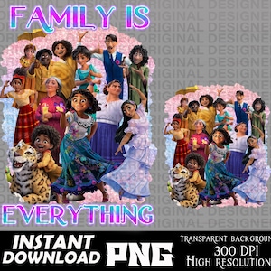 Encanto png, Encanto family printable Tee, Encanto cricut, Mirabel, Encanto sublimation, Encanto Birthday personalized, Encanto clipart png
