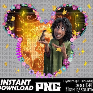 Encanto Bruno png, Encanto jongensshirt, Mirabel, Encanto verjaardag, Encanto cricut, gesneden bestand, Encanto-sublimatie, Bruno door, Encanto clipart