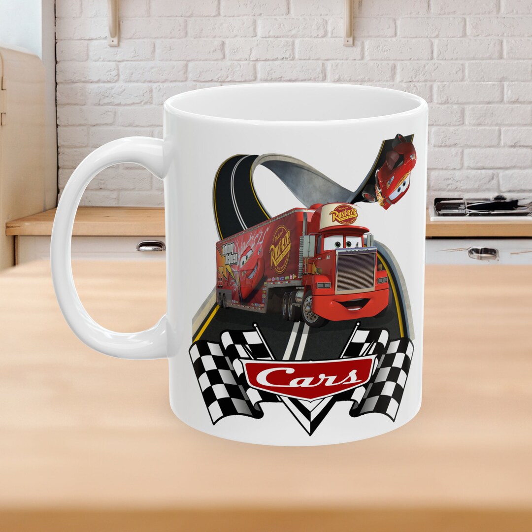 Cars Lightning Mcqueen Gift, Mack Mug, 11oz, Cars Mater Mug, Cars Cruz ...