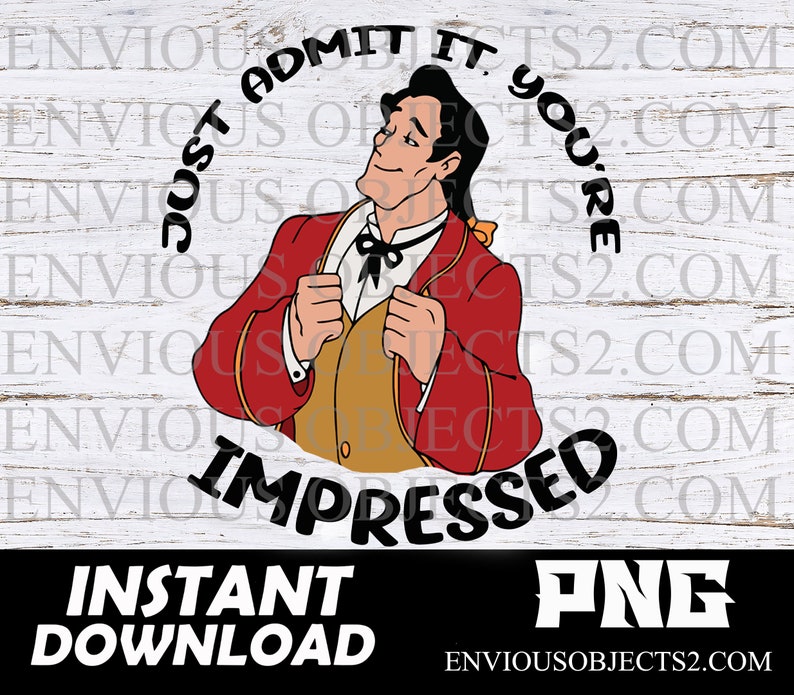 Gaston Beauty and the Beast Png Belle Princess Png - Etsy