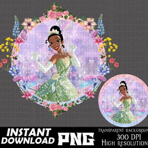 プリンセス ティアナ png、プリンセス ティアナ シャツ、プリンセス ティアナ png ダウンロード、カット ファイル、クリカット、プリンセス ティアナ 昇華 png、ティアナ クリップアート png