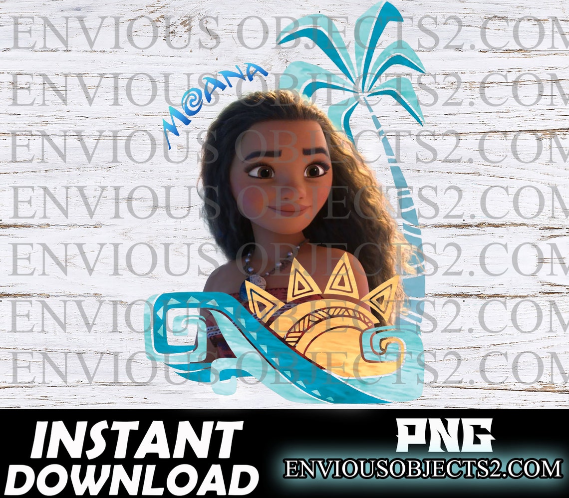 Moana Png Moana Shirt Printable Cut File Princess - Etsy