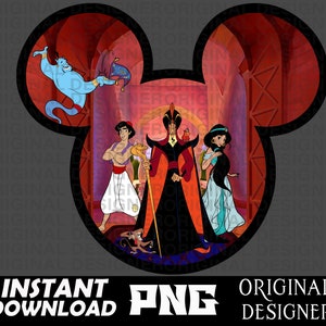 villain jafar printable png, Princess jasmine png,  jafar shirts, aladdin shirt, aladdin png, cut files, Cricut, sublimation, genie, abu png