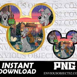 lady and the tramp, lady and the tramp shirts, lady and the tramp png, lady and the tramp sublimation, cut file, Cricut, prints, clipart