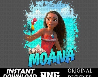 moana, moana png, moana shirt, printable, cut file, Princess, moana sublimation, moana clipart, moana Birthday, Cricut, maui, hei hei, pua