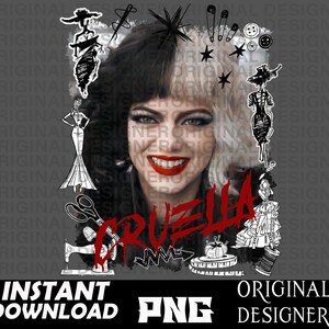 villains cruella png download, villains png cruella shirts, fashion, gothic, Cricut, cruella sublimation designs, cruella png clipart, goth
