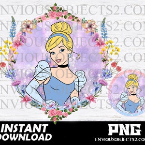 Princess cinderella png printable cut file, cinderella sublimation, cinderella shirt download, cinderella clipart png, cinderella cricut png
