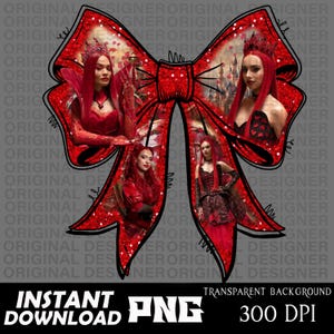 descendants rise red, descendants rise red png, rebel heart png, descendants rise red sublimation, cricut, rebel heart shirt, descendant bow