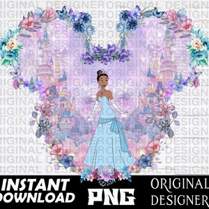 Princess Tiana, Princess Tiana png, Princess Tiana shirt, black girl magic, black Princess, cut files, Cricut, sublimation, Tiana Birthday