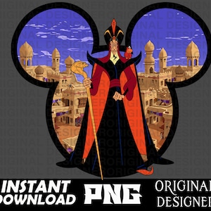 villain jafar printable png, Princess jasmine png,  jafar shirts, aladdin shirt, aladdin png, cut files, Cricut, sublimation, genie, abu png