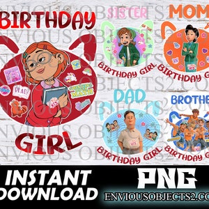 Turning Red, Turning Red png, Turning Red Birthday, Turning Red shirts, Turning Red birthday girl, Turning Red party, Cutting file, 4 town
