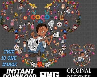 Coco Miguel, Coco Miguel png, Coco shirt designs, Coco movie, cut file, sublimation, birthday boy, Miguel Rivera, coco clipart png, cricut