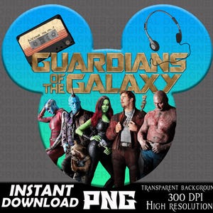 Design personnalisé des gardiens de la Galaxie, gardiens de la galaxie png, Groot png, gardiens imprimables, sublimation des gardiens de la galaxie png thumbnail