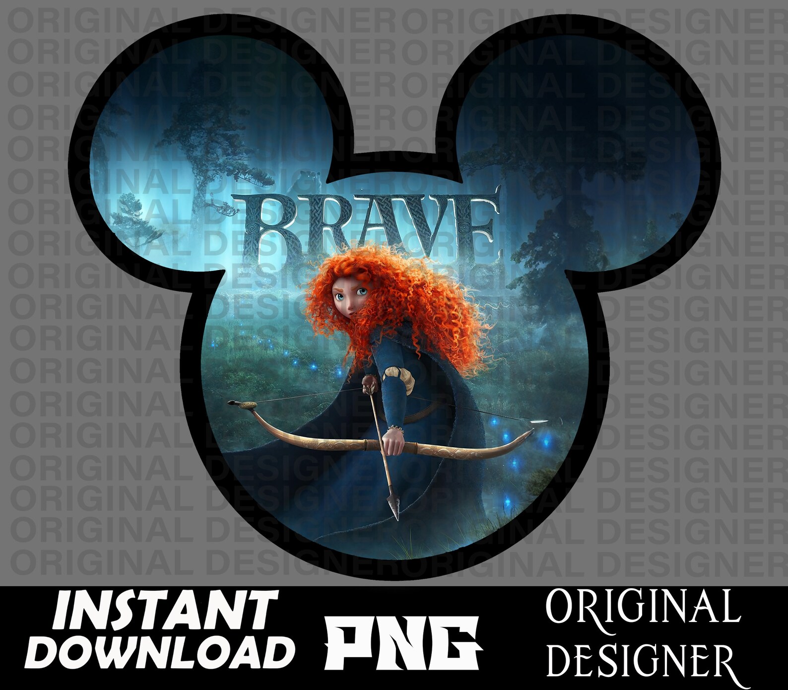 Brave Merida Png, Princess Merida Png Download, Princess Printable, Cut ...