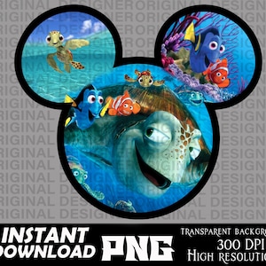 Finding nemo, finding nemo png, finding nemo shirt, finding nemo sublimation, Cricut, Dory, Boy shirt, Squirt, Crush, dad and me printable