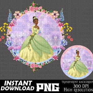 プリンセス ティアナ png、プリンセス ティアナ シャツ、プリンセス ティアナ png ダウンロード、カット ファイル、クリカット、プリンセス ティアナ 昇華 png、ティアナ クリップアート png