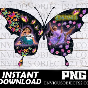 Encanto, Encanto png, Encanto shirt, Mirabel, Bruno, Camilo, Antonio Encanto Butterfly, sublimation, Cricut, Luisa, Encanto Isabel, Dolores