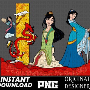 Princesa png, mulan, mulan png, camiseta mulan, cumpleaños mulan, Cricut, camisetas de princesa, archivo de corte, sublimación, cumpleaños de princesa, camisetas de niña