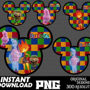 elemental, elemental bundle png, elemental shirt, ember, cut files, Cricut, elemental sublimation, wade ripple, gale, elemental clipart png