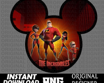 the incredibles, the incredibles png, Cricut, cut file, sublimation, incredibles shirt, the incredibles clipart, incredibles printable png