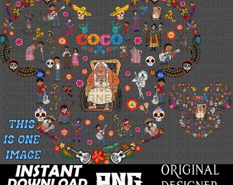 Coco Miguel digital download png, Coco shirt design, cut file, coco Miguel Rivera sublimation, coco Miguel Rivera clipart png, coco cricut