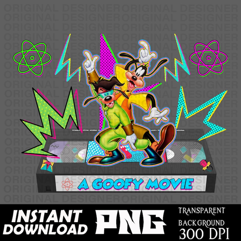 Goofy Movie Png, Goofy and Max Png, Max Roxanne Png, Goofy Sublimation ...