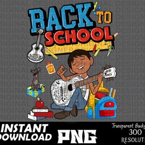 Coco Miguel, Coco Miguel back to school png, Coco shirt designs, Coco movie, cut file, back to school sublimation, Miguel, coco clipart png
