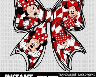 minnie mouse Bow png, Coquette Bow Png, bow png, minnie mouse Bow sublimation, minnie mouse clipart png, cricut, minnie mouse download png