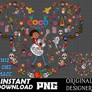 Coco Miguel, Coco Miguel png, Coco shirt designs, Coco movie, cut file, sublimation, birthday boy, Miguel Rivera, coco clipart png, cricut