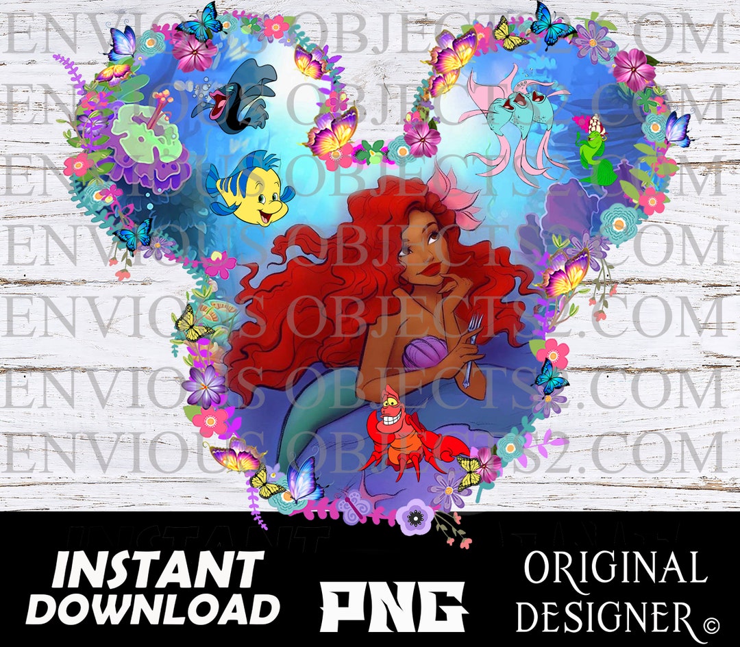 Little Mermaid, Black Mermaid Png, Black Girl Magic, Black Girl Mermaid ...