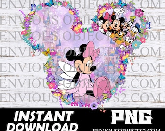 minnie mouse and friends, mickey png, minnie mouse and friends png, cut files, daisy, Cricut, sublimation, goofy, donald, Pluto, clipart png