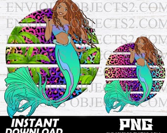 Little Mermaid, Black Mermaid Png, Black Girl Magic, Black Girl Mermaid ...
