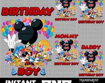 mickey 1st birthday boy png download, mickey birthday shirt designs, clubhouse sublimation, mickey clubhouse 1st birthday bundle png, cricut