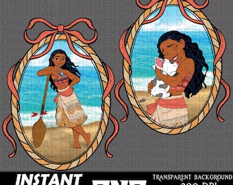 moana png, camisa moana, imprimible, archivo cortado, sublimación princesa, clipart moana, cumpleaños moana, moana Cricut, regalos, maui, hei hei, pua