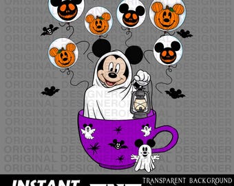 cute mickey ghost Halloween download, mickey Halloween png, mickey ghost sublimation, mickey halloween clipart, cute halloween shirt design