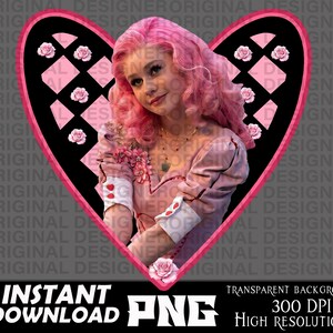 descendants bridget Valentines Day png, descendants red png, pink png, descendants bridget sublimation, cricut, heart, printable, xoxo png