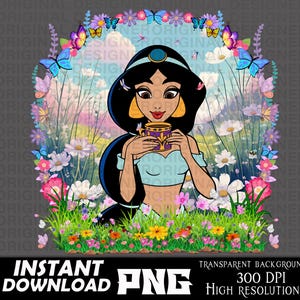 Princess jasmine png, Princess jasmine png, Princess jasmine Cricut, aladdin jasmine sublimation, Princess Birthday, arabian, aladdin png