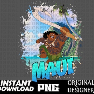 moana, moana maui png, maui shirt, printable, cut file, Princess, moana sublimation, maui clipart, maui Birthday, Cricut, maui, hei hei, pua
