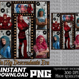 descendant red png, descendant evie, in my era, descendant red sublimation, descendant chloe cricut, descendant mel shirt, descendants girls