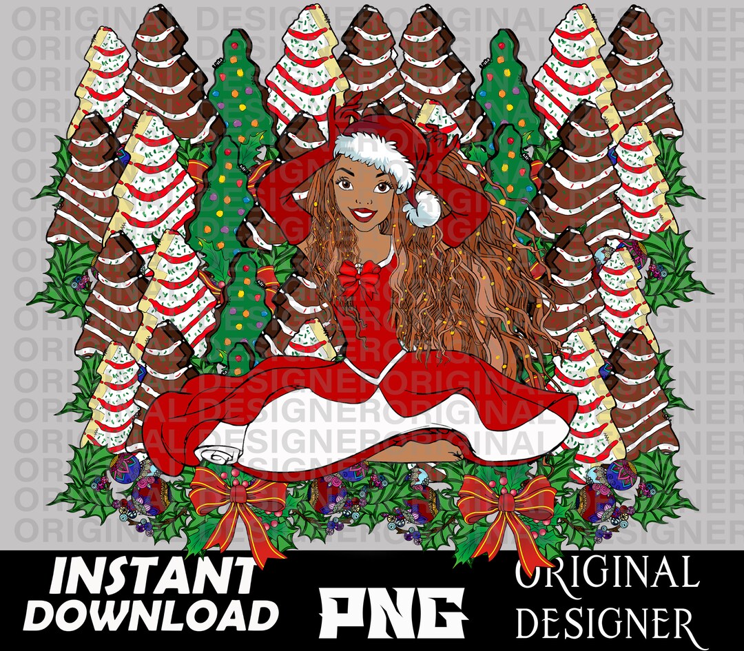 Little Mermaid, Black Little Mermaid Png, Christmas, Black Girl Magic ...