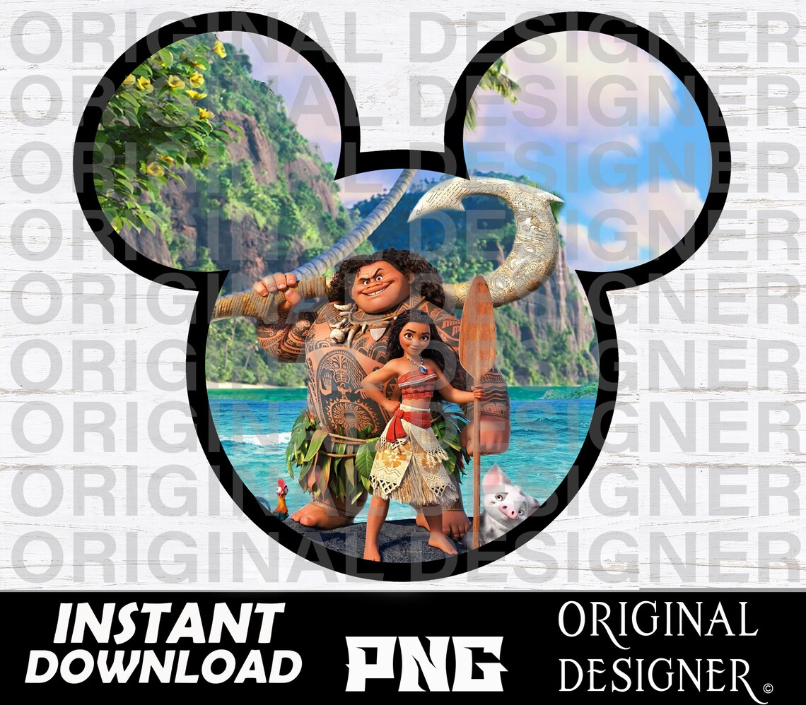 Moana Png Moana Shirt Printable Cut File Princess - Etsy