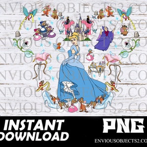 Princess cinderella png design, printable princess png, cinderella sublimation, cinderella shirt image, cinderella clipart, princess cricut