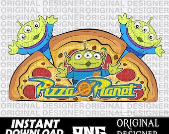 2109 - トイストーリー ピザ プラネット SVG、PNG、EPS - トイ