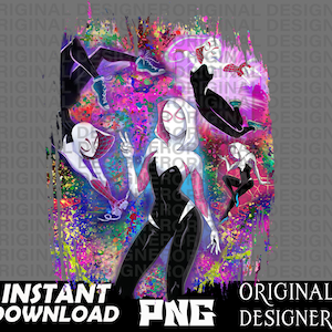 spider man, spider gwen, spider man png, ghost spider png, spider man multiverse shirts, spider man gesneden bestand, Cricut, sublimatie, superheld