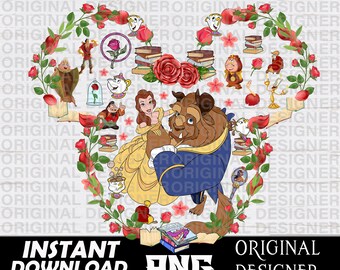 Beauty and the beast digital download png, Belle shirt design, Beauty and the beast sublimation, tail as old as printable, cricut cut file